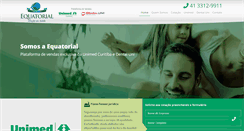 Desktop Screenshot of equatorialcwb.com.br
