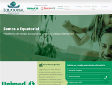 Tablet Screenshot of equatorialcwb.com.br